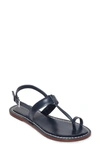 Bernardo Maverick 2 Toe Loop Sandal In Navy