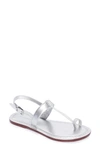 Bernardo Maverick 2 Toe Loop Sandal In Silver