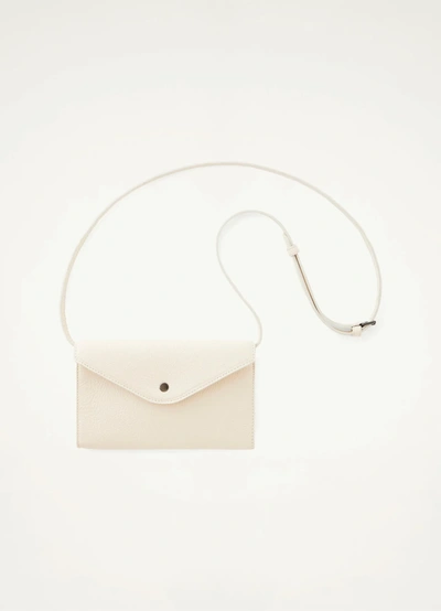 Lemaire Unisex Envelope Continental Wallet In Wh048 Light Cream