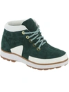 Array Mazie Womens Leather Round Toe Ankle Boots In Gold
