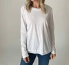 SIX/FIFTY AVERY LONG SLEEVE TOP IN WHITE