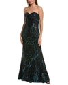 RENE RUIZ EMBROIDERED GOWN