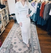 Jonathan Simkhai Roxanna Macrame Polo In Cream In White