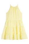 AVA & YELLY KIDS' CLIP DOT TIERED PARTY DRESS