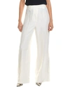 TED BAKER WIDE LEG TUXEDO LINEN-BLEND TROUSER