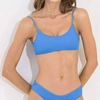 Maaji Lanai Sporty Bralette Bikini Top In Maya Blue In Multi