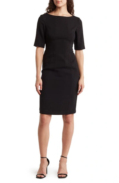 Harper Rose Stretch Sheath Dress In Black