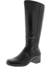 ELITES BY WALKING CRADLES MIX WOMENS EXTRA WIDE SHAFT LEATHER KNEE-HIGH BOOTS