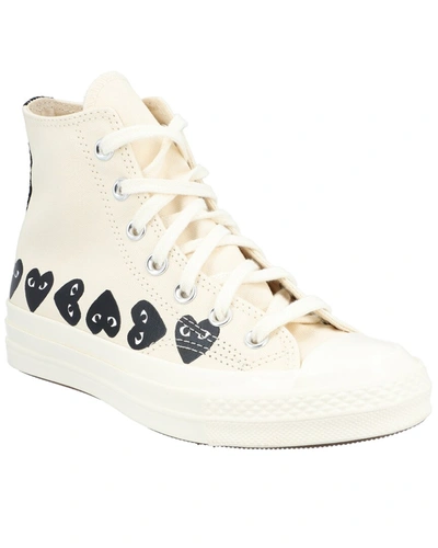 Converse X Comme Des Garçons Play Play Sneaker In White
