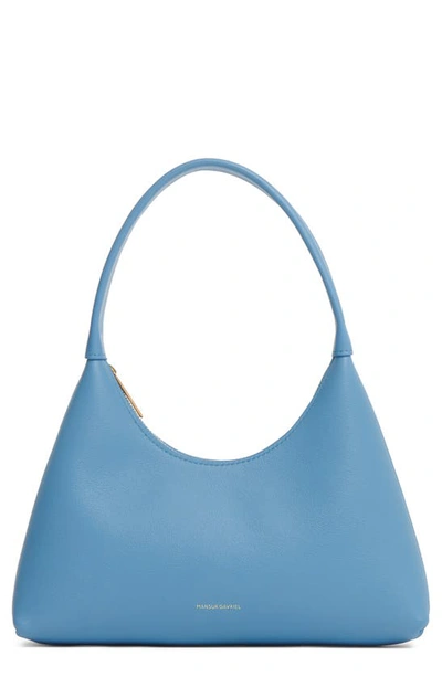 Mansur Gavriel Mini Candy Leather Hobo Bag In Lago