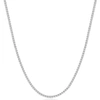 Pompeii3 8ct Tw Diamond Tennis Necklace 4-prong 14k White Gold 16" Lab Grown In Multi