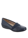 LIFESTRIDE INTRO WOMENS FAUX LEATHER SLIP-ON LOAFERS