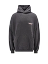 BALENCIAGA COTTON SWEATSHIRT WITH EMBROIDERED LOGO ON THE FRONT
