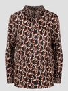 Gucci Interlocking G Chain-print Silk Shirt