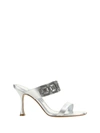 MANOLO BLAHNIK LARAPA RIAL NAPPA 090 MULE SHOES