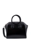 GIVENCHY LEATHER HANDBAG WITH LOGO ON THE FRONT