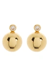 Kate Spade Have A Ball Stud Earrings In Gold