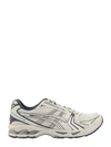 ASICS NYLON AND LEATHER SNEAKERS