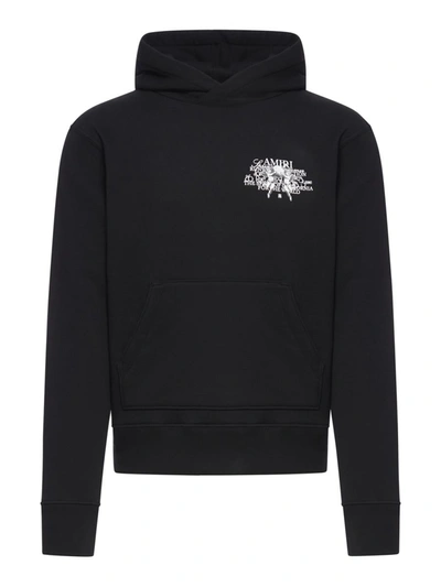 Amiri Hoodies Sweatshirt In Black