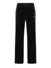 Amiri Crushed Velvet Track Pants In Black