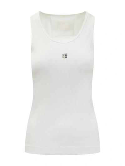 Givenchy Rib Tank Top In White