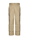 Represent Logo-plaque Cargo Trousers In Sandstone