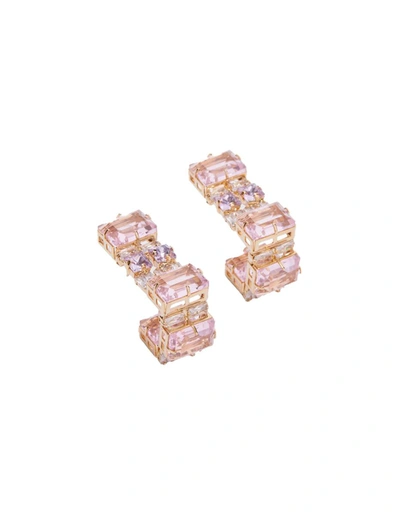 Ermanno Scervino Earrings With Pink Stones