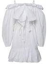 PATOU PATOU WHITE POLYESTER DRESS