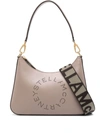 Stella Mccartney Stella Logo Shoulder Bag In Beige