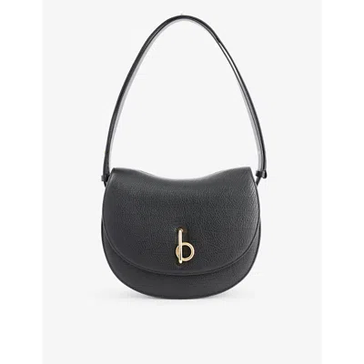 Burberry Women's Black Rocking Horse Leather Shoulder Bag