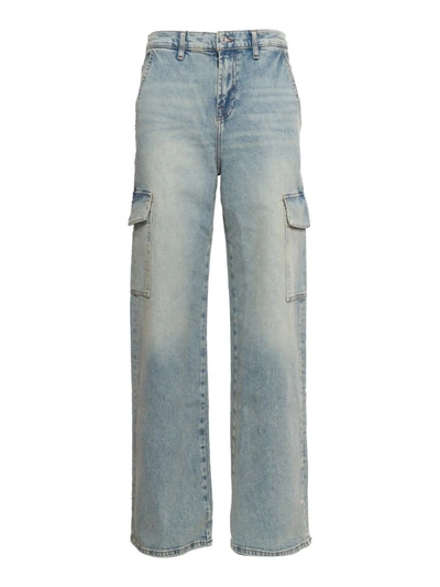 7 For All Mankind Jeans In Light Blue