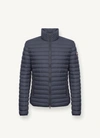 Colmar Men's Repunk Channel Quilted Down Jacket In Blue