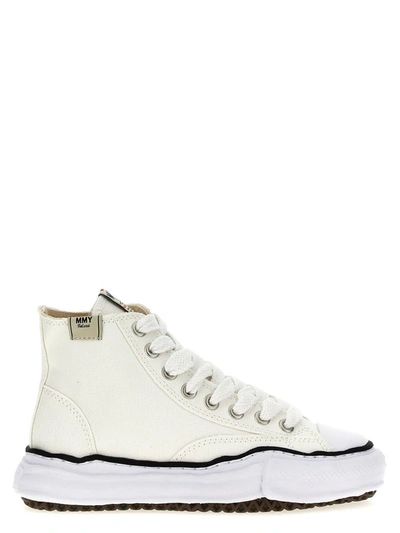 Miharayasuhiro Peterson High 23 Og Sole Canvas Trainers In White