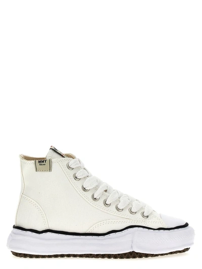 Miharayasuhiro Peterson High 23 Og Sole Canvas Sneakers In White