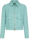 TOM FORD TOM FORD CROPPED LEATHER JACKET