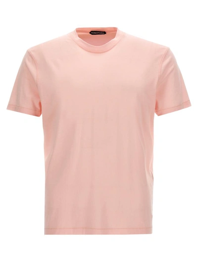Tom Ford Lyoncell T-shirt In Pink