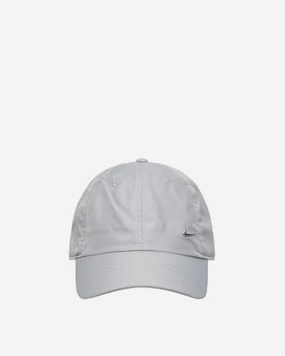 Nike Dri-fit Club Metal Swoosh Cap Light Smoke Grey In Multicolor