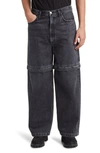 AGOLDE ROSCO RELAXED FIT ZIP-OFF JEANS