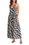 SEAFOLLY MODERN TAKE TIERED COVER-UP MAXI DRESS