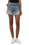 KUT FROM THE KLOTH KUT FROM THE KLOTH JANE RAW HEM HIGH WAIST DENIM SHORTS