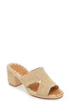 Carrie Forbes Cara Slide Sandal In Natural
