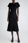 Jason Wu Collection Embellished Midi Dress In Black