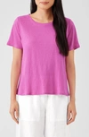 EILEEN FISHER ORGANIC LINEN CREWNECK T-SHIRT