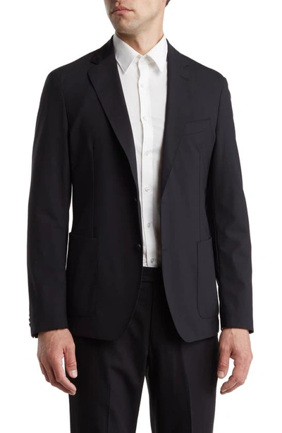 Hugo Boss Men's Performance Tech Wool Two-button Sport Coat In Black