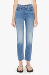 MOTHER MOTHER THE TOMCAT FRAY ANKLE JEANS