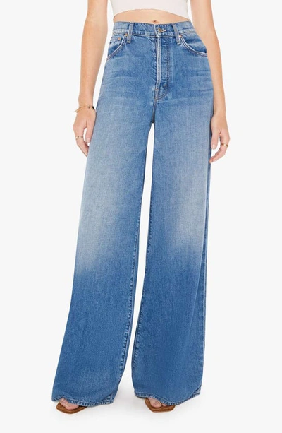 Mother The Ditcher Roller Jeans In Light Blue