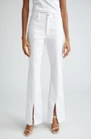 Cinq À Sept Women's Braided Denim Flared Ferna Pant In White