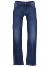 Jacob Cohen Contrast-stitch Skinny-cut Jeans In Blue