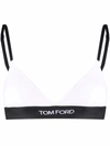TOM FORD TOM FORD TRIANGLE BRA WITH LOGO BAND