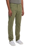 7 For All Mankind Slimmy Luxe Performance Plus Slim Fit Pants In Olive
